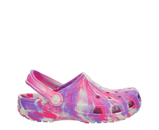 GIRLS TODDLER CLASSIC GLOW MARBLED CLOG