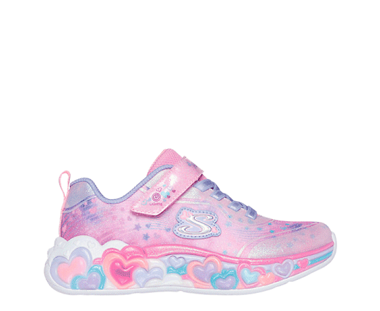 GIRLS TODDLER ETERNAL HEART LIGHTS LIGHT UP SNEAKER