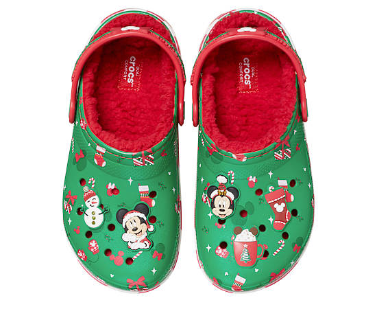 BOYS LITTLE-BIG KID CLASSIC MICKEY XMAS LINED CLOG