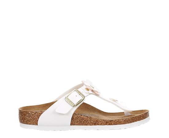 GIRLS LITTLE KID GIZEH FLOWERS FOOTBED SANDAL