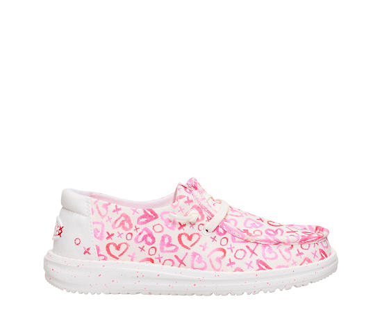 GIRLS WENDY HEARTS YOUTH SLIP ON SNEAKER