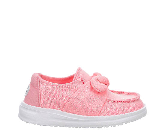 HEYDUDE BOYS WALLY TODDLER SLIP ON SNEAKER - TAN