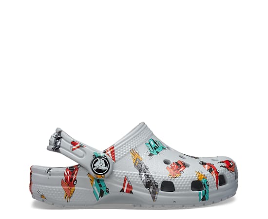 BOYS TODDLER CLASSIC RACE CARS GRAPHIC CLOG