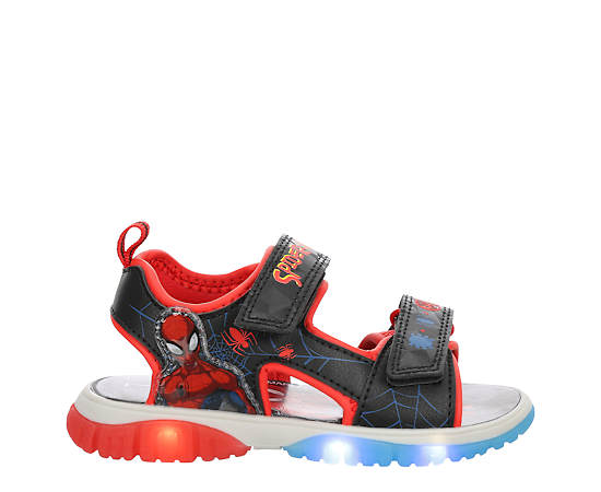 BOYS TODDLER-LITTLE KID SPIDERMAN LIGHT UP SANDAL