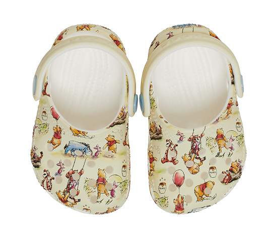 BOYS INFANT CROCS LITTLES WINNIE THE POOH CLASSIC CLOG