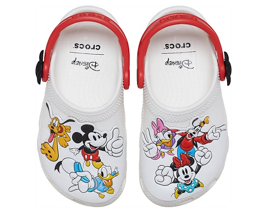 CROCS GIRLS TODDLER DISNEY PRINCESS CLASSIC CLOG - PINK