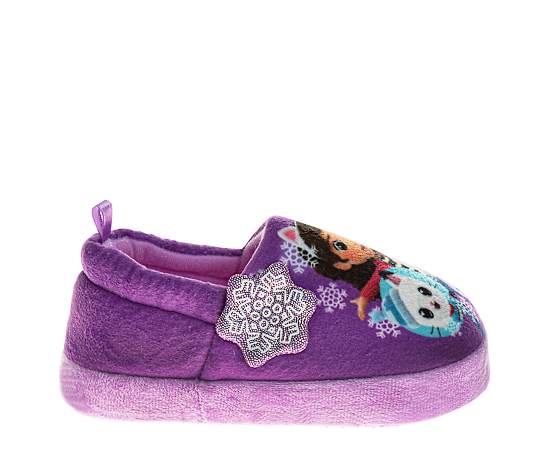 GIRLS TODDLER-LITTLE KID PLUSH FUZZY KITTY CAT SLIPPER