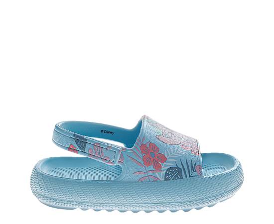 Disney Girls Toddler-Little Kid Stitch And Angel Slide Sandal