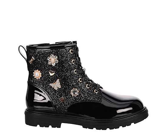 GIRLS LITTLE-BIG KID DECOR COMBAT BOOT