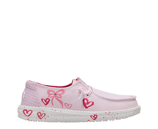 GIRLS WENDY YOUTH SPARKLE BOW SLIP ON SHOE