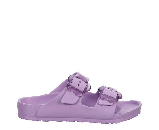 GIRLS TODDLER ARIZONA FLOWER BUCKLE FOOTBED SANDAL
