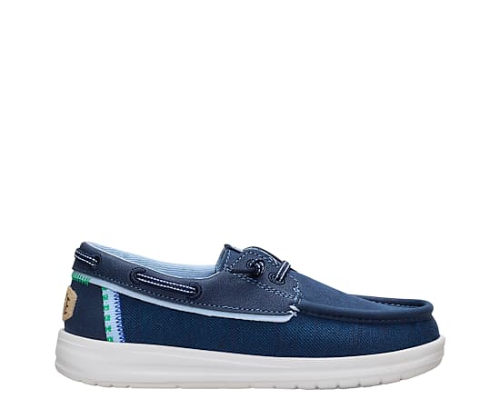 BOYS LITTLE-BIG KID WELLS CLASSIC BOAT SHOE