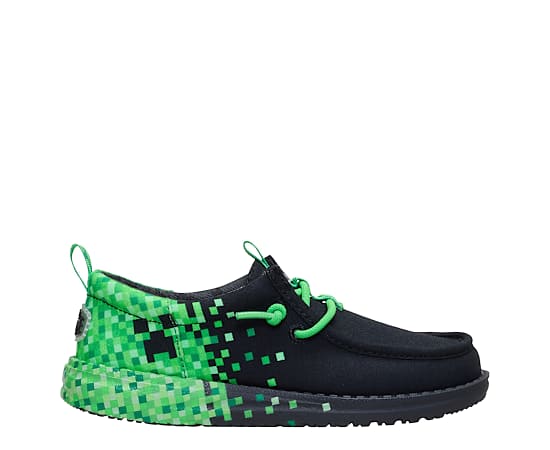 BOYS WALLY YOUTH MINECRAFT SLIP ON SNEAKER