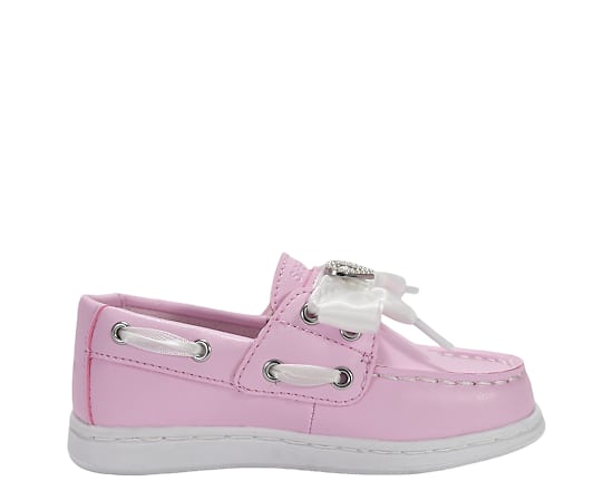 GIRLS TODDLER CHARM BOAT SHOE