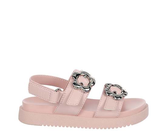 GIRLS TODDLER-LITTLE KID SHINE FOOTBED SANDAL