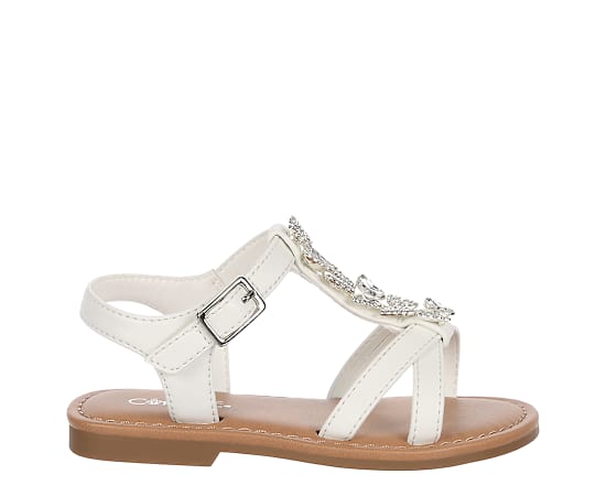 GIRLS TODDLER-LITTLE KID RISE FOOTBED SANDAL