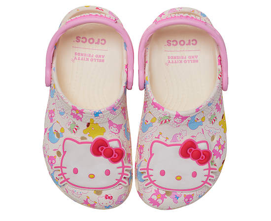 CROCS-GIRLS TODDLER CLASSIC HELLO KITTY CLOG