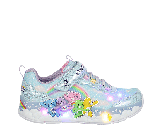 SKECHERS-GIRLS LITTLE-BIG KID HUGS N SNUGS LIGHT UP SNEAKER