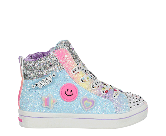 SKECHERS-GIRLS TWI-LITES 2.0 BIT OF HAPPINESS LIGHT UP SNEAKER