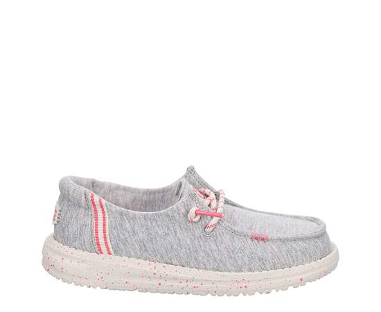 HEYDUDE-GIRLS WENDYYOUTH STRETCH JERSEY SLIP ON SNEAKER