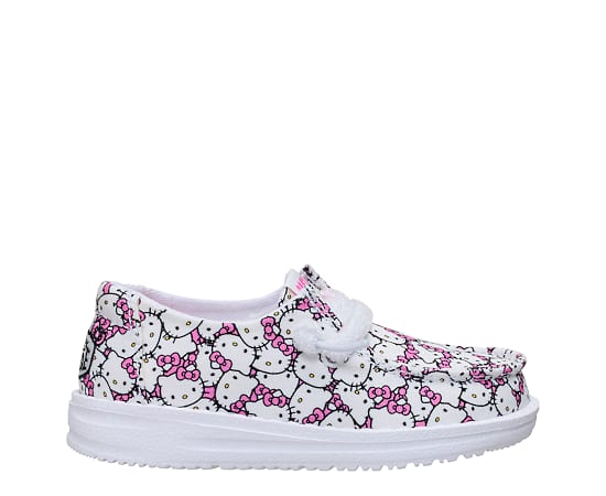 HEYDUDE-GIRLS WENDY TODDLER HELLO KITTY SLIP ON SNEAKER