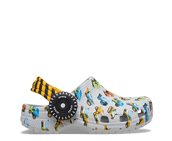 CROCS-BOYS TODDLER CLASSIC TRUCKS GRAPHIC CLOG