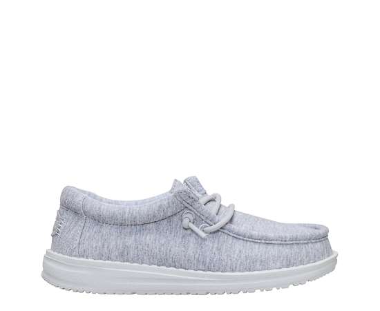 HEYDUDE-BOYS WALLY YOUTH STRETCH JERSEY SLIP ON SNEAKER