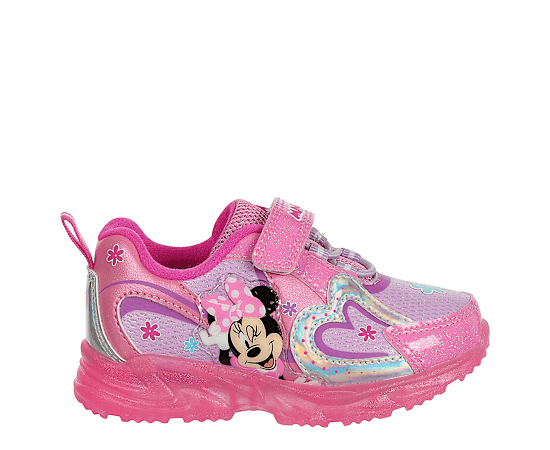 DISNEY-GIRLS TODDLER-LITTLE KID MINNIE MOUSE LIGHT UP SNEAKER