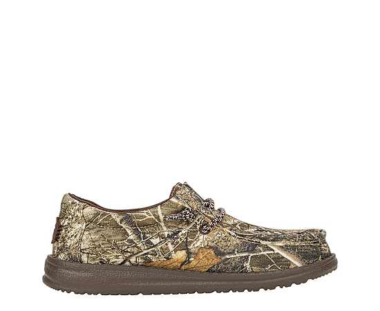 HEYDUDE-BOYS WALLY YOUTH REAL TREE SLIP ON SNEAKER