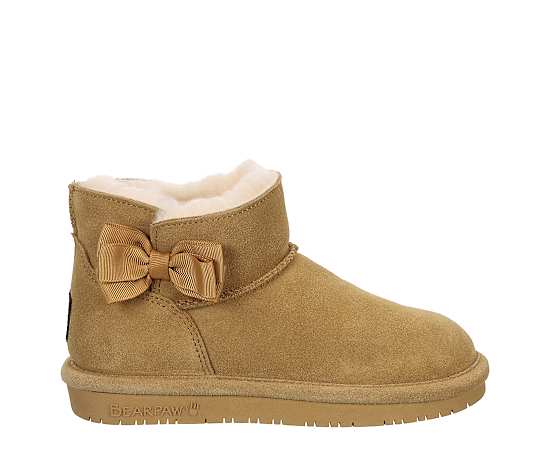 BEARPAW-GIRLS LITTLE-BIG KID SAIGE YOUTH FUR BOOT