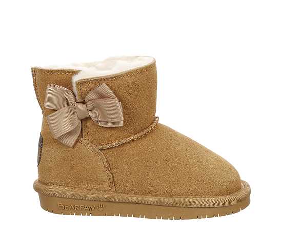 BEARPAW-GIRLS TODDLER-LITTLE KID SAIGE FUR BOOT