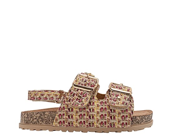 BEBE-GIRLS LITTLE-BIG KID FOOTBED SANDAL