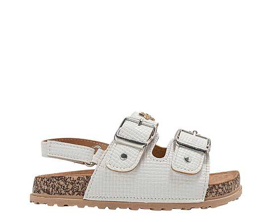 BEBE-GIRLS LITTLE-BIG KID FOOTBED SANDAL