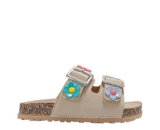 BEBE-GIRLS LITTLE-BIG KID FOOTBED SANDAL