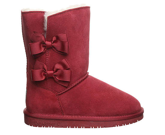 BEARPAW-GIRLS LITTLE-BIG KID ZARIA YOUTH FUR BOOT