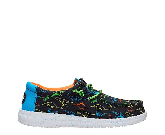 Heydude Boys Little-Big Kid Wally Dinoworld Slip On Sneaker