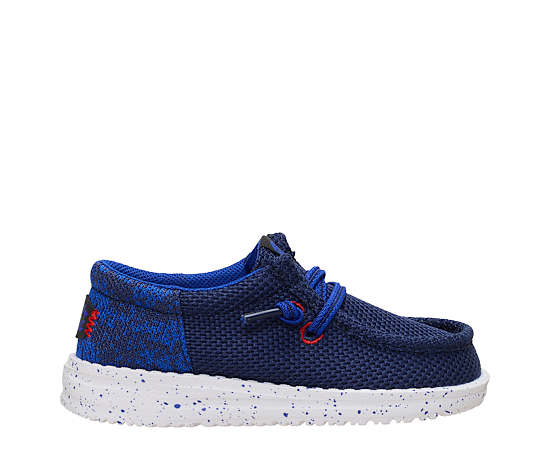 HEYDUDE | Boys Shoes | Wally Funk Toddler Gradient Mesh - Navy/Multi | Size 9