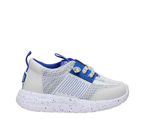 HEYDUDE | Kids Shoes | Sirocco Play Toddler Stretch Sox - Grey/Multi | Size 8
