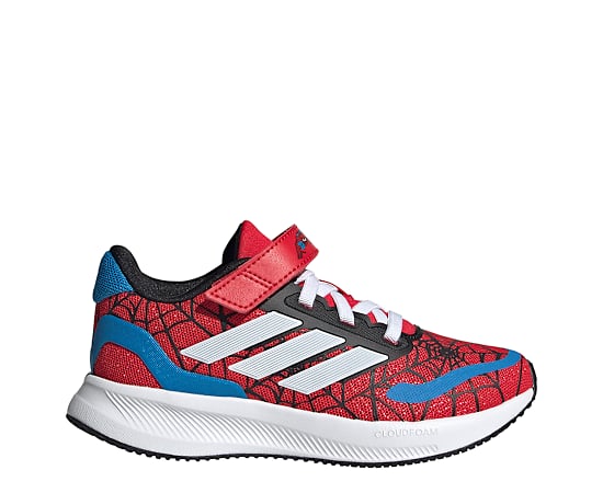 ADIDAS BOYS TODDLER RUNFALCON SPIDER-MAN SNEAKER - RED