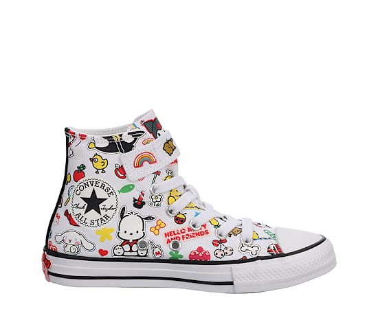 GIRLS LITTLE KID CHUCK TAYLOR HI TOP HELLO KITTY SNEAKER