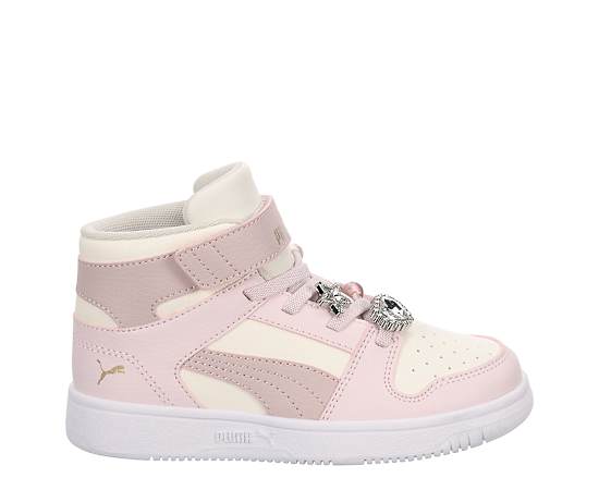 PUMA-GIRLS LITTLE KID REBOUND MID SNEAKER