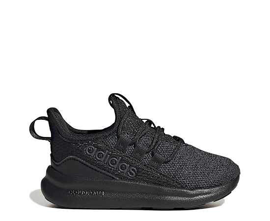 adidas Kids Toddler Lite Racer Adapt 8.0 Stretch Lace Casual Shoes in Core Black/Carbon Size: 6.5