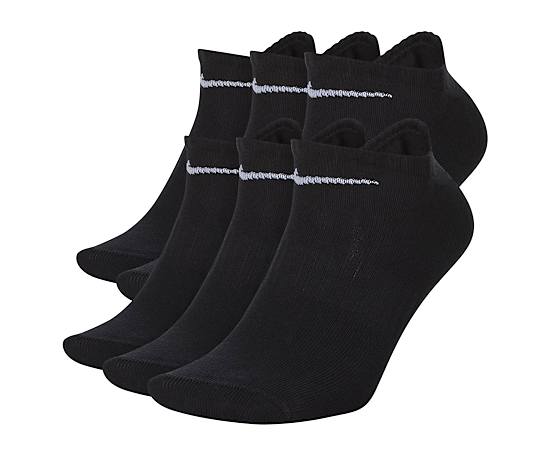 NIKE-WOMENS MEDIUM LIGHTWEIGHT NO SHOW SOCKS 6 PAIRS