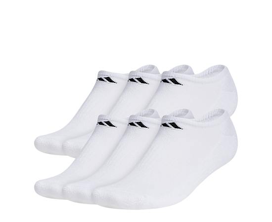 MENS LARGE ATHLETIC CUSHIONED NO SHOW SOCKS 6 PAIRS