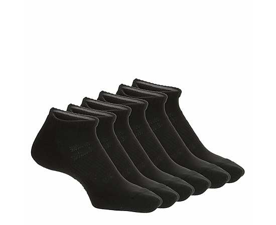 UNISEX MEDIUM NO SHOW SOCKS 6 PAIRS