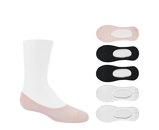 GIRLS SOLID LINER SOCKS 5 PAIRS