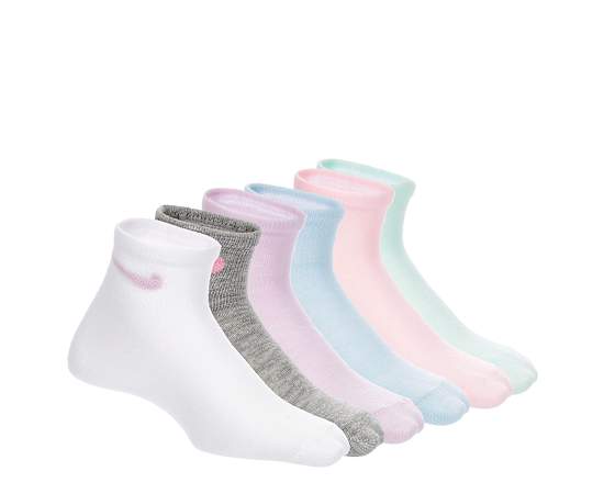 NIKE-UNISEX QUARTER SOCKS 6 PAIRS