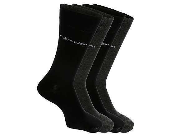 MENS DRESS CREW SOCKS 4 PAIRS