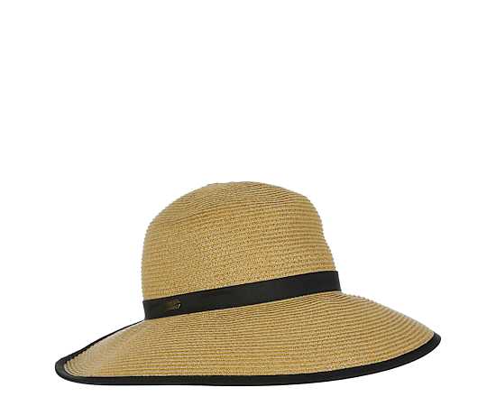 SUN N SAND-WOMENS PAPER BRAID BACKLESS HAT