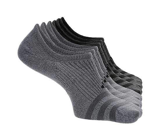 ADIDAS-MENS SUPERLITE NO SHOW SOCKS 6 PAIRS